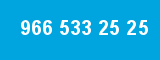 966 533 25 25 966 533 25 25